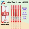 Hộp 12 Bút Gel Mực Đỏ D1015 AODEMEI, Ngòi 0.5mm, Bút Bi Ống Mực To Khô Nhanh - VPP Trường Anh