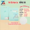 Lốc 05 Quyển Vở Gáy Ghim Study Chi-Kor-Ja, Vở Luyện Viết Tiếng Trung - Hàn - Nhật, 80 Trang Hồng Hà 1466 Bìa XANH - VPP Trường Anh