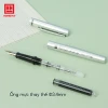 Bút Máy Nét Hoa Hồng Hà 2282 - Xanh, Bút Mực Nét Thanh Đậm Luyện Chữ Đẹp Dành Cho Học Sinh - VPP Trường Anh