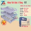 Khay Tài Liệu 3 Tầng TCT 230 Màu Ghi, Khay Đựng Tài Liệu TCT Nhựa HIPS Cao Cấp,Tiện Lợi - VPP Trường Anh
