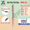 Bút Máy Nét Hoa Hồng Hà 2282 - Hồng, Bút Mực Nét Thanh Đậm Luyện Chữ Đẹp Dành Cho Học Sinh - VPP Trường Anh
